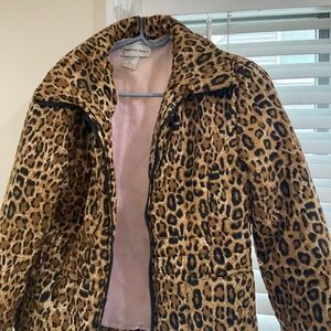 Leopard jacket Newport News small